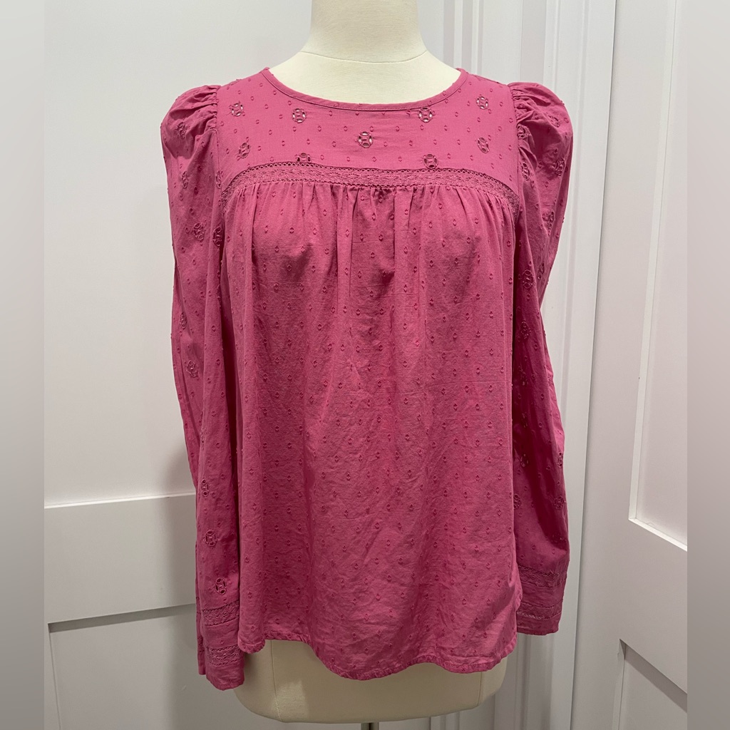 Universal Thread Euc Pink Top Blouse. Summer Size Medium M Shirt